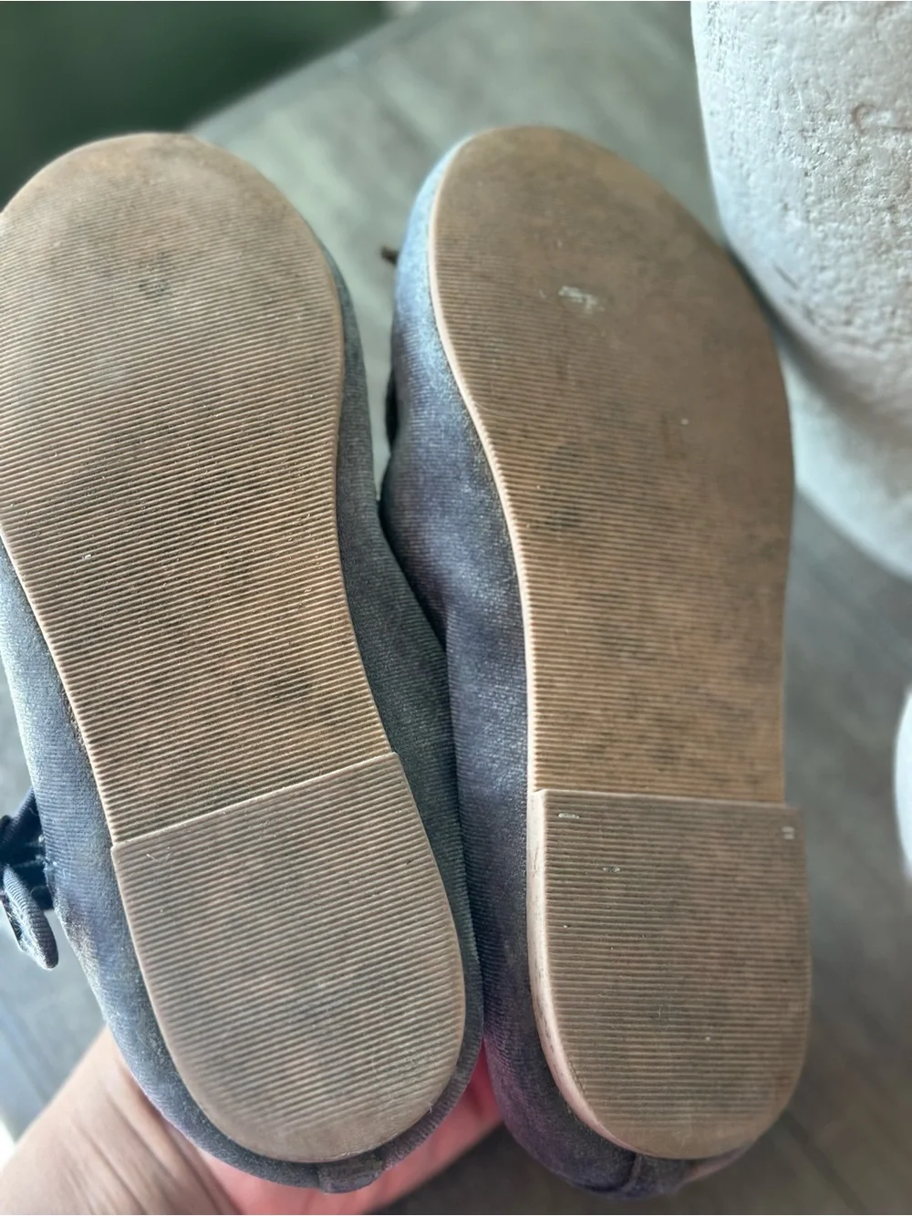 Joyfolie Girls' Mary Jane Shoes in Gray and Cream